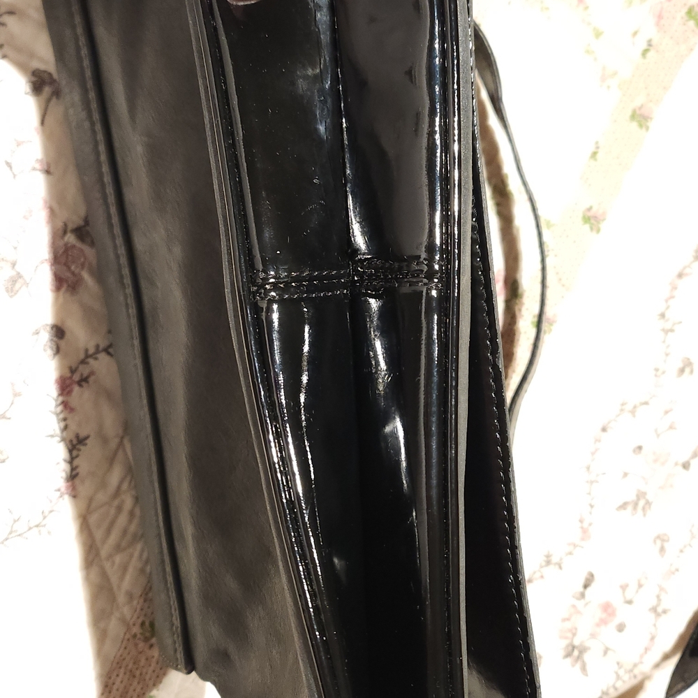 Braccialini Designer Grey Bag Applique Noir Woman City Detective. Prelov… - Picture 12 of 14